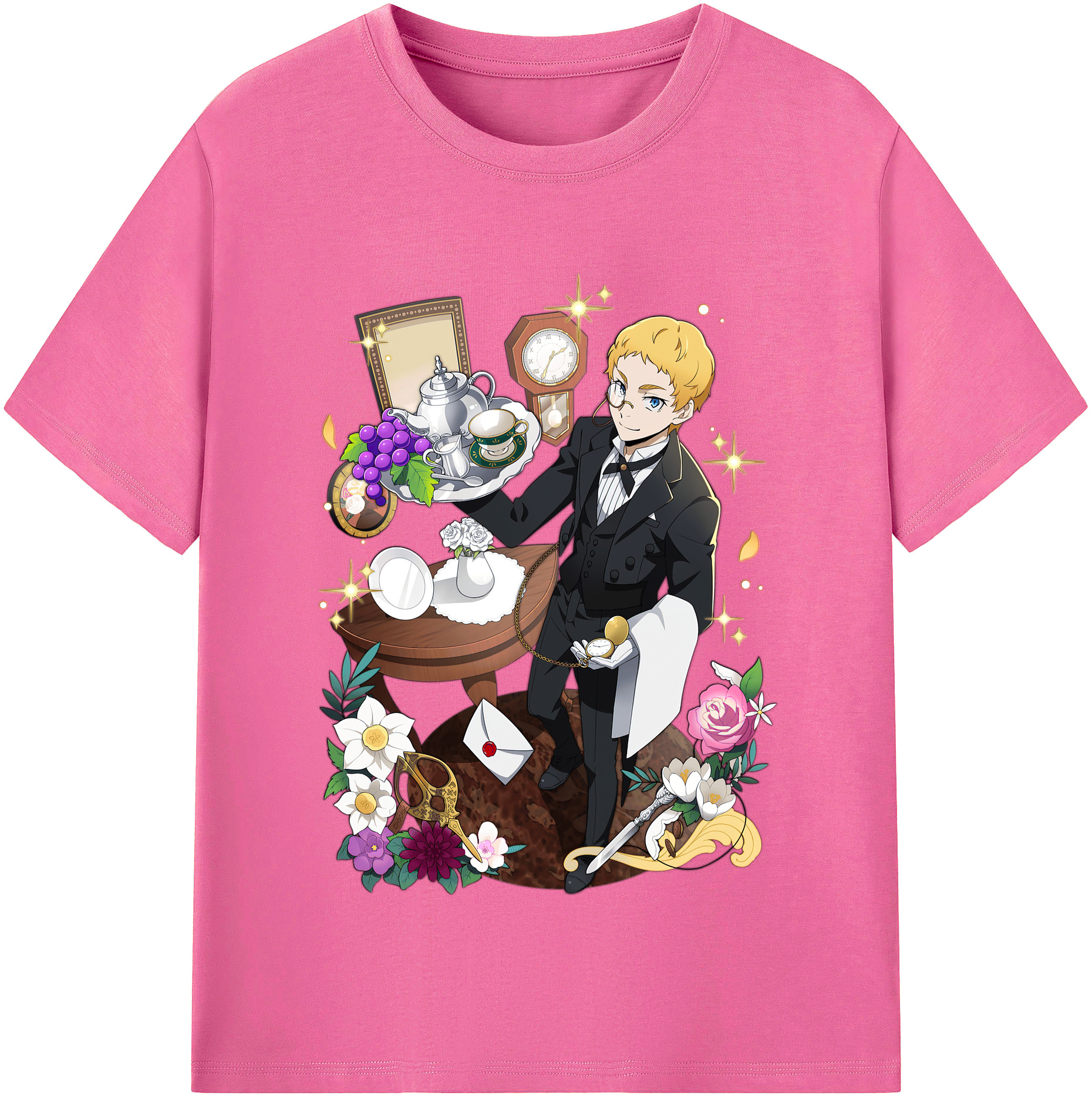 （画像用） 文豪ストレイドッグス Bungo Stray Dogs レディースカジュアルプリントTシャツ（綿100％）